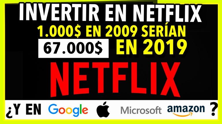 Invertir en Netflix, Amazon, Apple, Google, Disney, Adobe en 2009